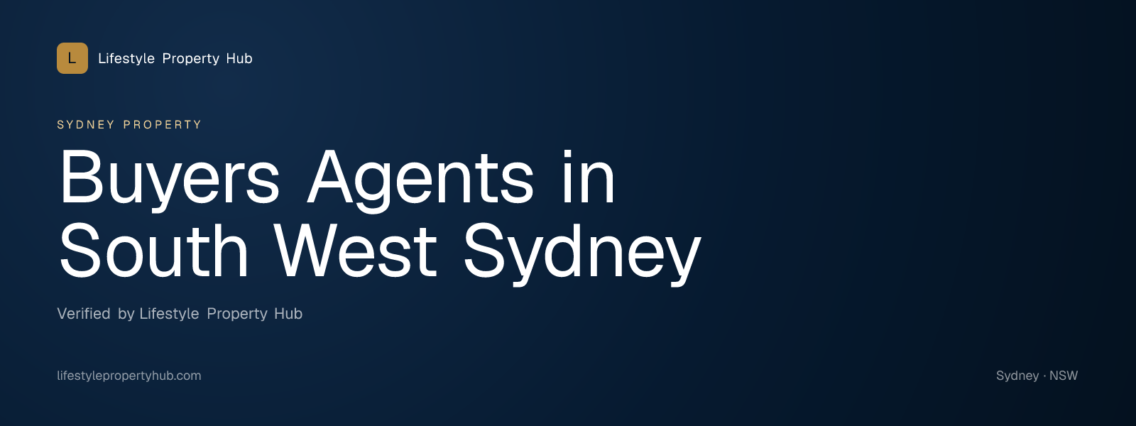 buyers agents south west sydney sydney