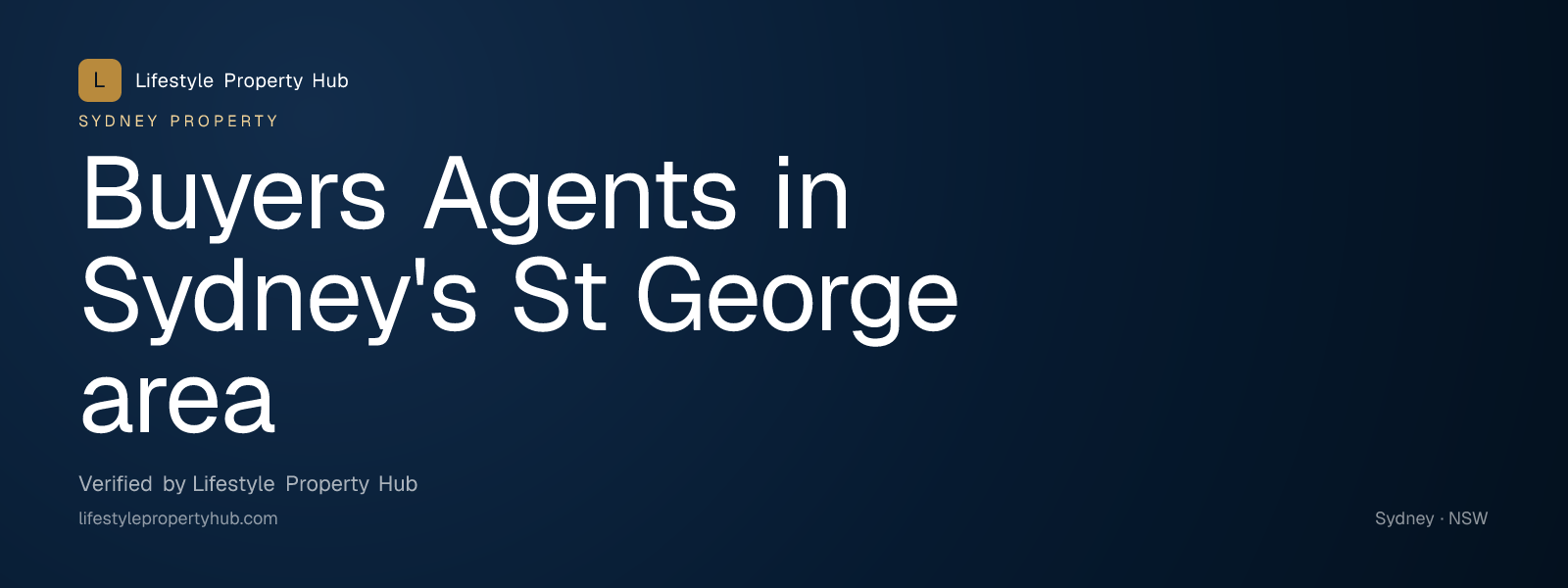 buyers agents st george sydney