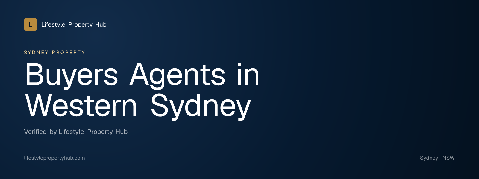 buyers agents western sydney sydney