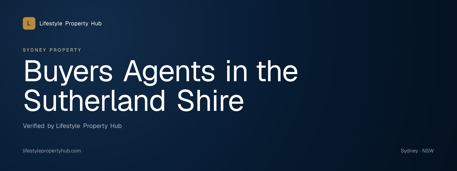 buyers agents sutherland shire sydney