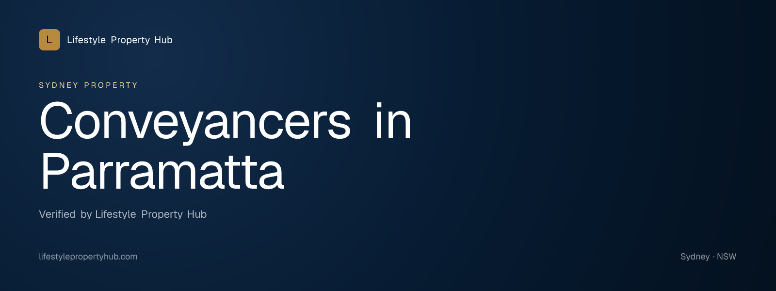 conveyancers parramatta sydney