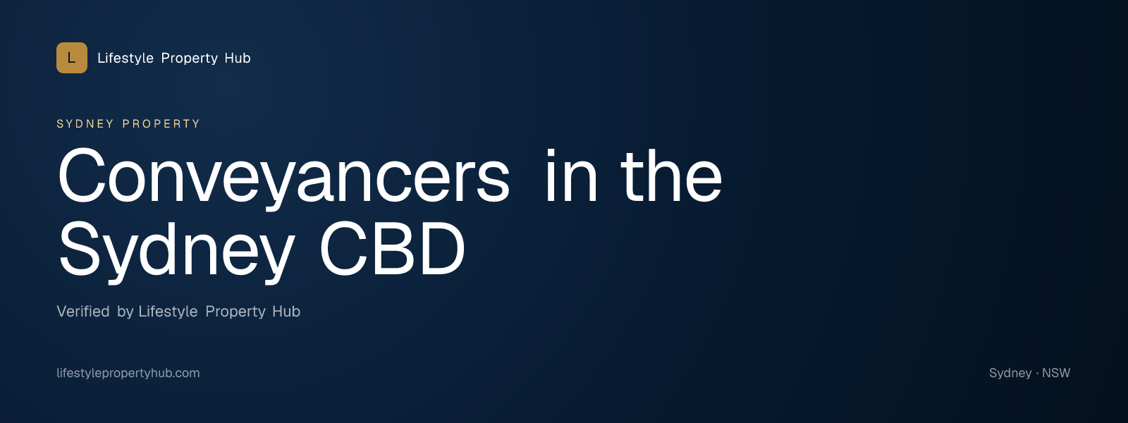 conveyancers sydney cbd sydney