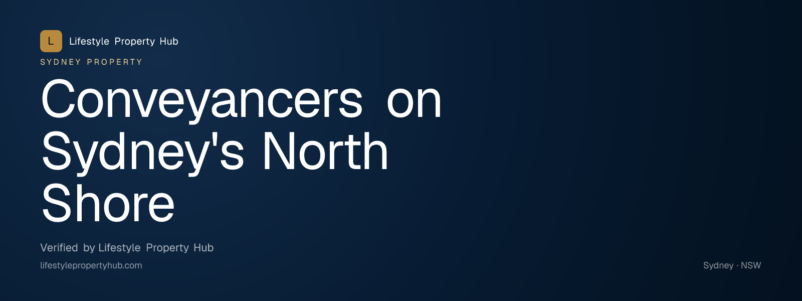 conveyancers north shore sydney