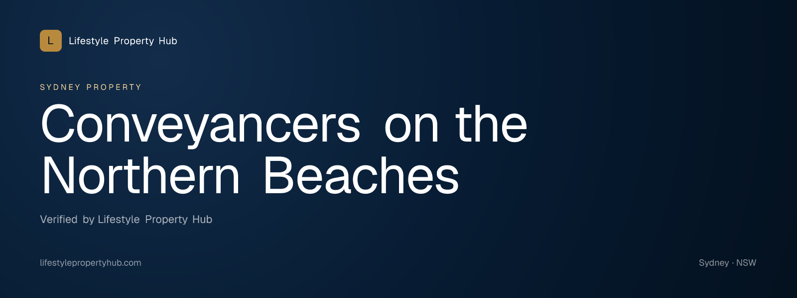 conveyancers northern beaches sydney