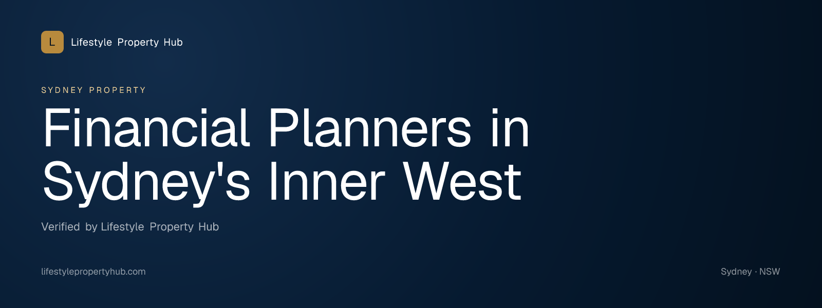 financial planners inner west sydney