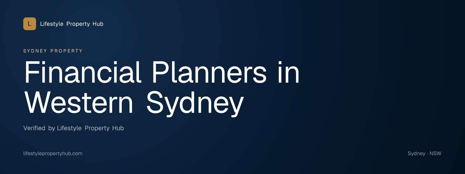 financial planners western sydney sydney