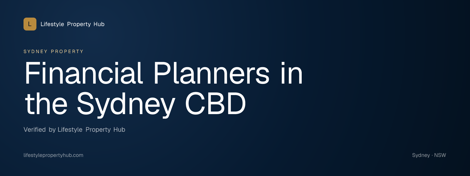 financial planners sydney cbd sydney