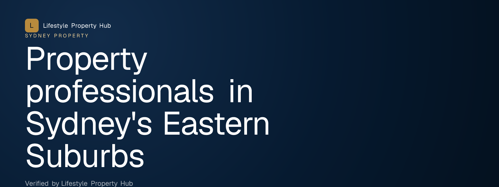 property professionals eastern suburbs sydney