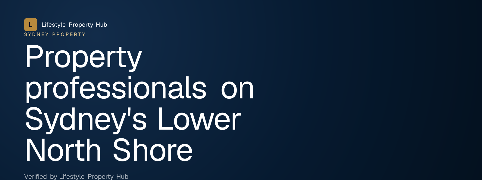 property professionals lower north shore sydney