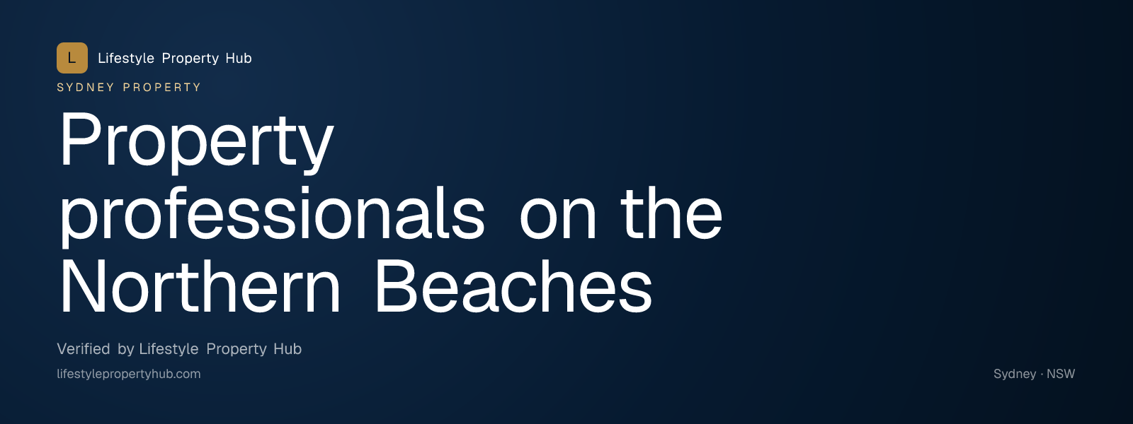 property professionals northern beaches sydney