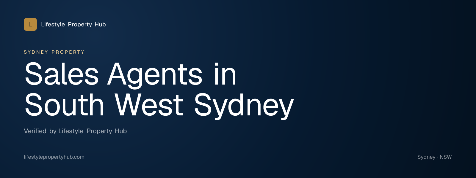 sales agents south west sydney sydney