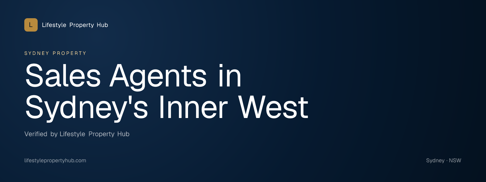 sales agents inner west sydney