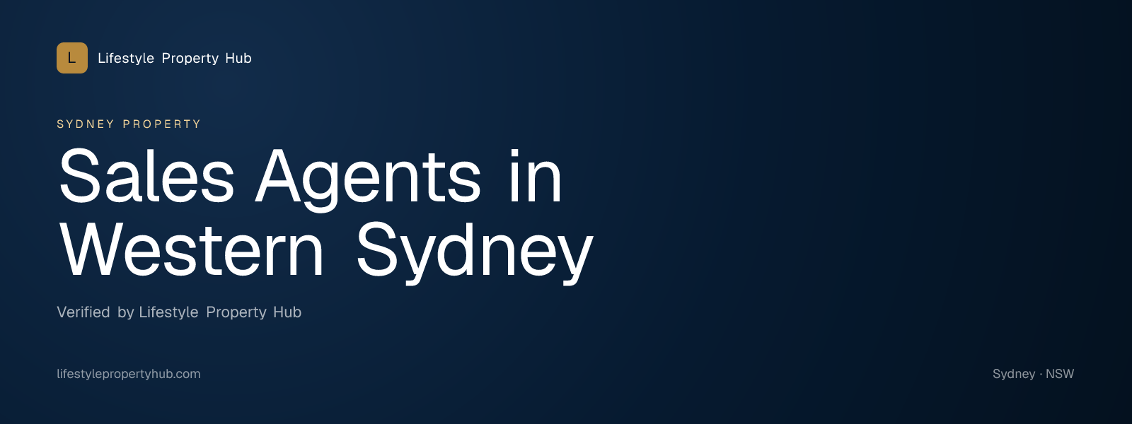 sales agents western sydney sydney