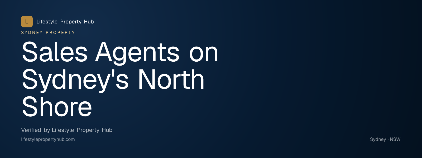 sales agents north shore sydney