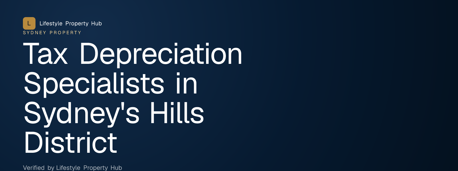tax depreciation specialists hills district sydney