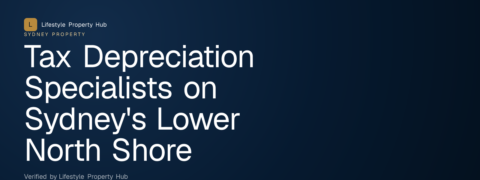 tax depreciation specialists lower north shore sydney