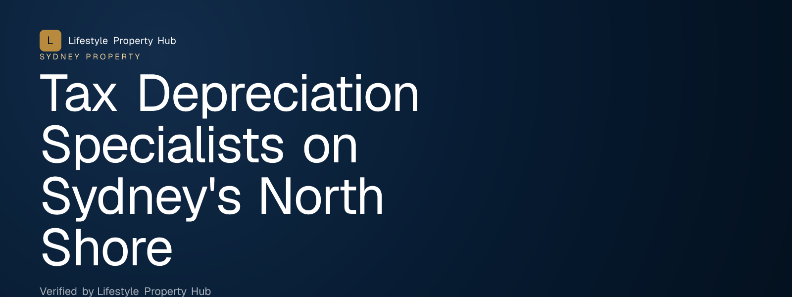 tax depreciation specialists north shore sydney